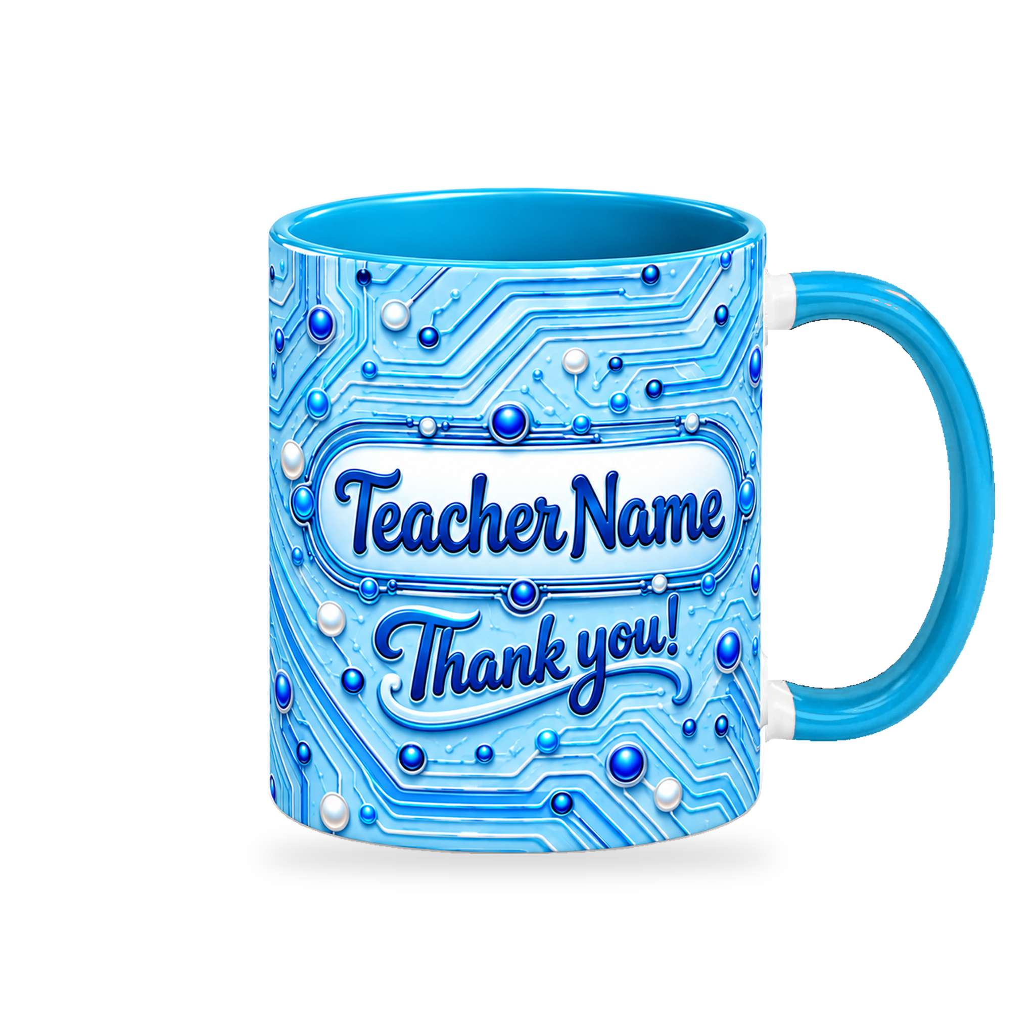 Brilliant Ideas Mug – 320ml — right view on a transparent background