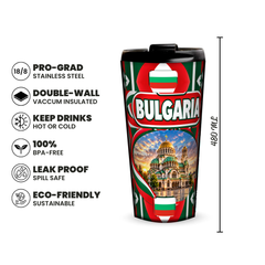 Bulgaria 480ml insulated tumbler features and size