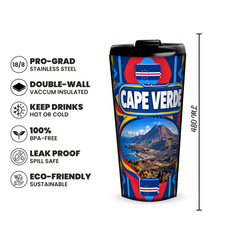 Cape Verde 480ml insulated tumbler features and size