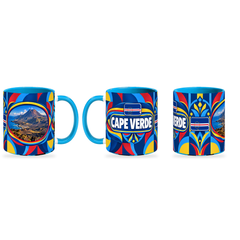 Cape Verde Mug – 320ml — three matching angles together on white with a soft shadow