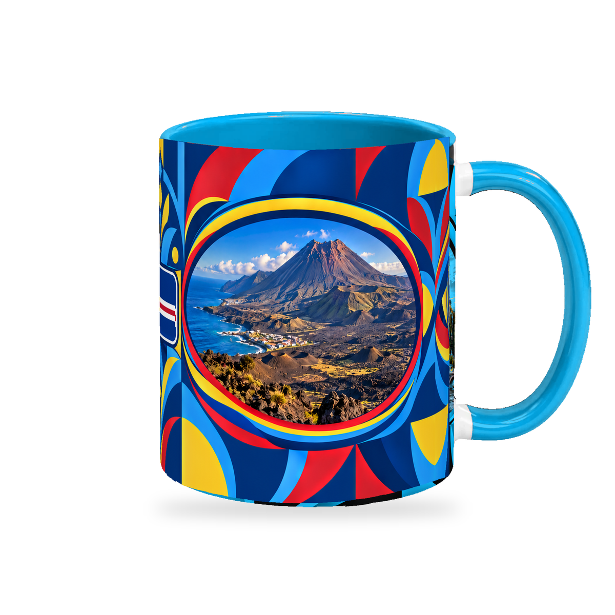 Cape Verde Mug – 320ml — right-handle view on white with a soft shadow