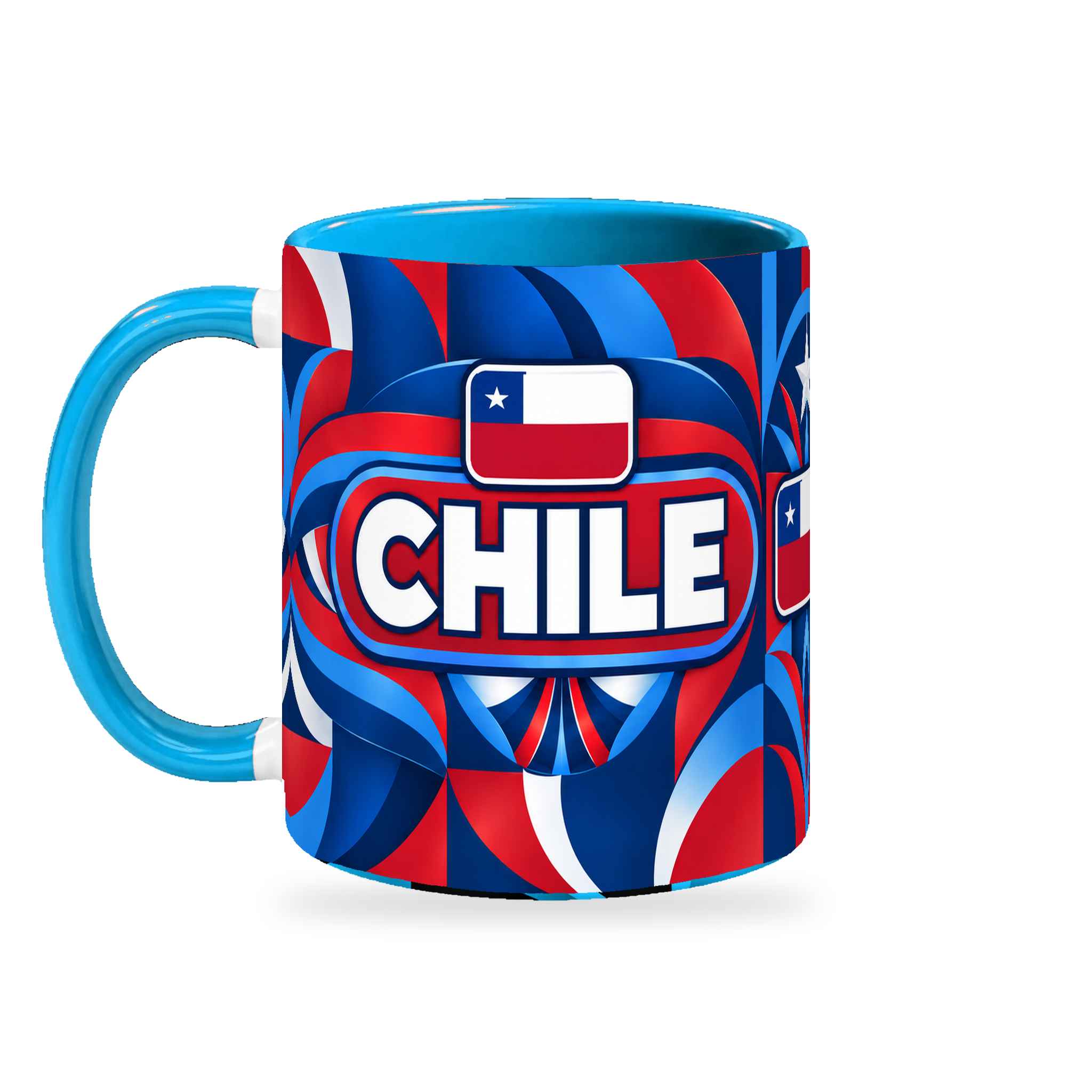 Chile Mug – 320ml — left-handle view on white with a soft shadow