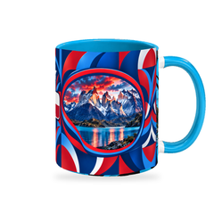 Chile Mug – 320ml — right-handle view on white with a soft shadow
