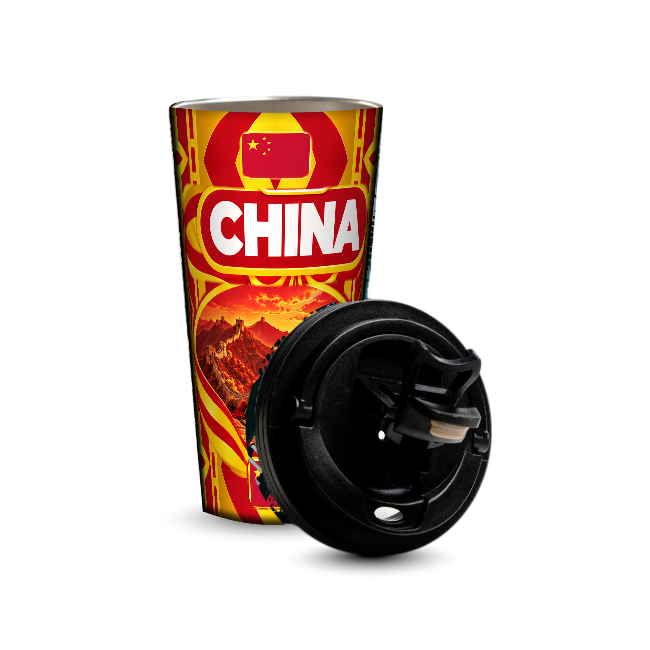 China 480ml tumbler with removable leak-proof lid