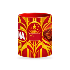 China Mug – 320ml — centre view on a white background with a soft shadow