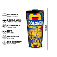 Colombia 480ml insulated tumbler features and size