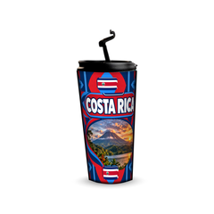 Costa Rica 480ml tumbler with reusable straw