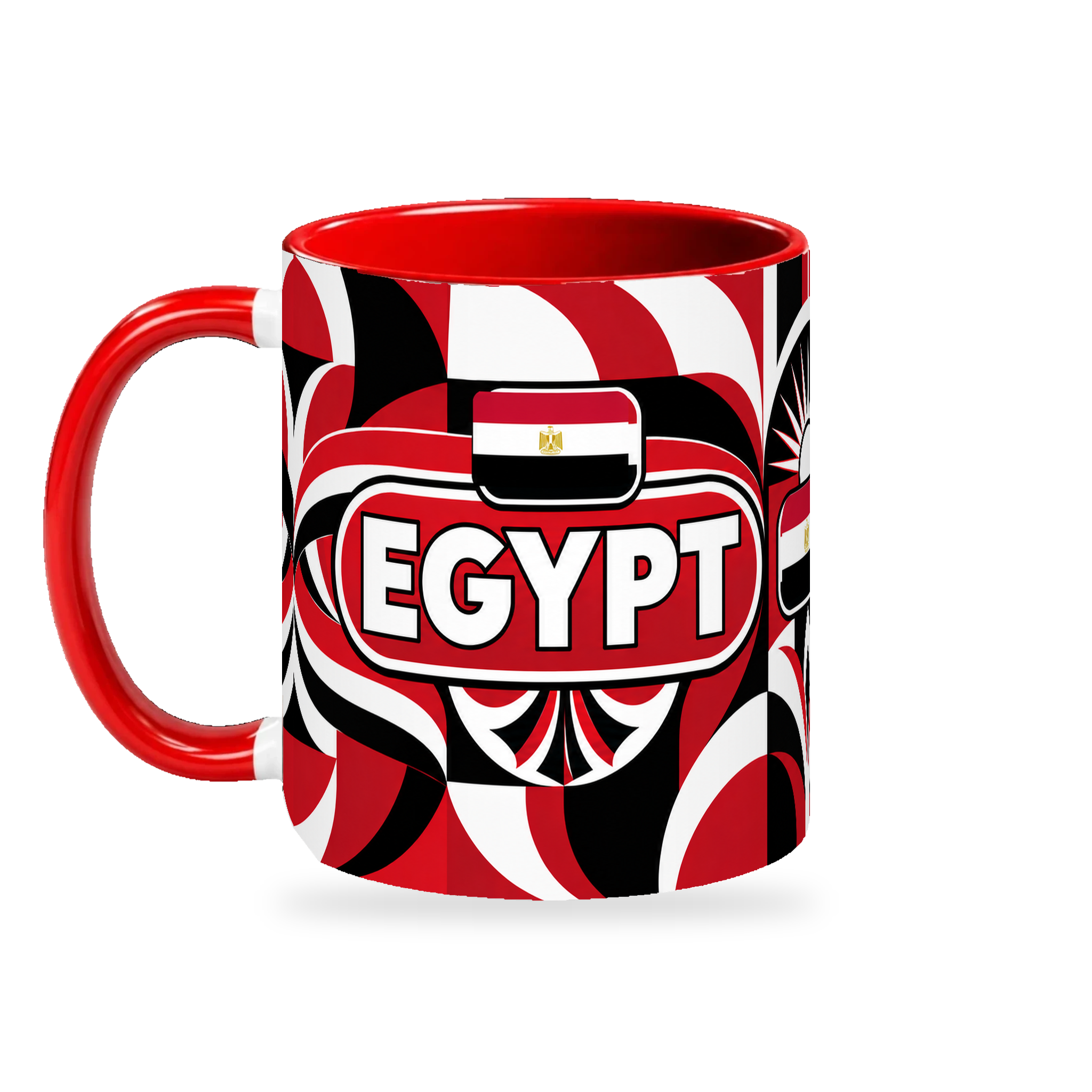 Egypt Mug – 320ml — left-handle view on a white background with a soft shadow