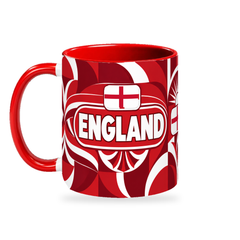 England Mug – 320ml — left-handle view on a white background with a soft shadow