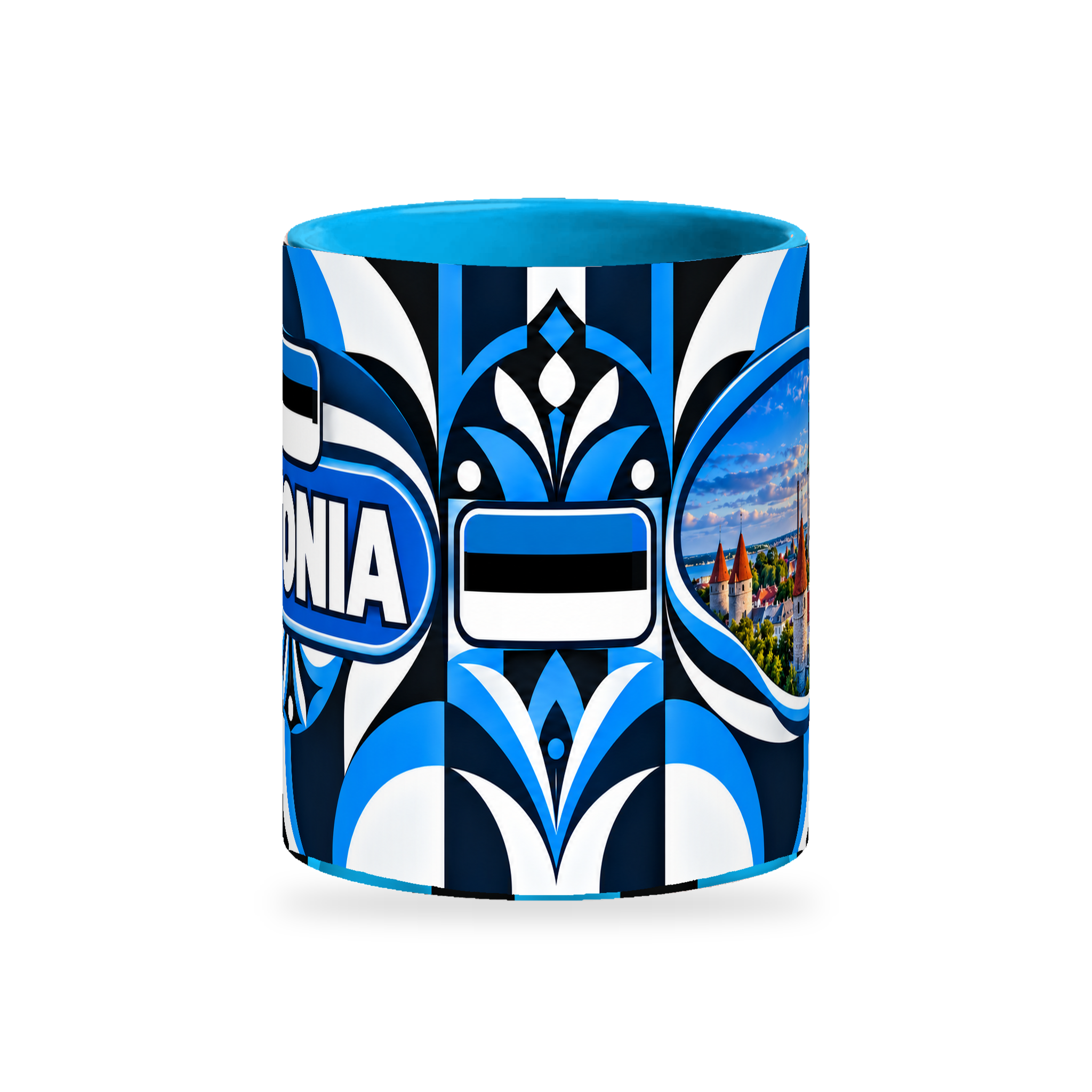 Estonia Mug – 320ml — centre view on a white background with a soft shadow