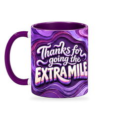Extra Mile Mug – 320ml — left view on a transparent background