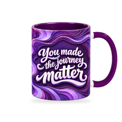 Extra Mile Mug – 320ml — right view on a transparent background