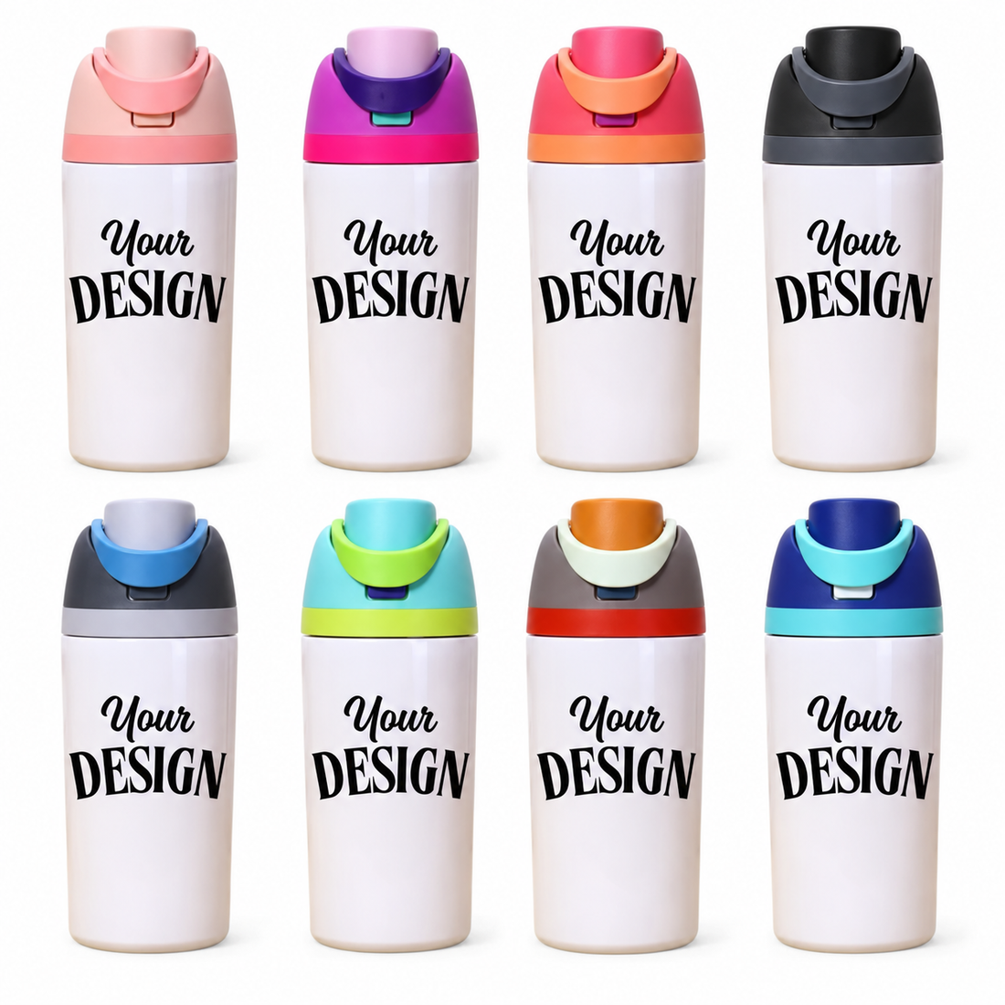 All colours | 500ML | Custom FreeSip water bottle - group