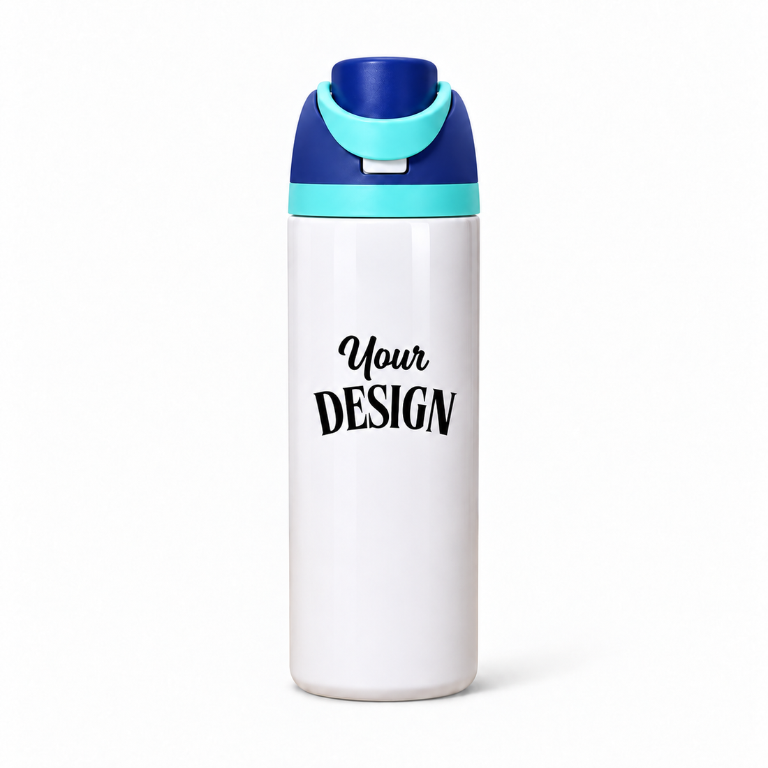 Blue-Light Blue | 720ML | Custom FreeSip water bottle - single