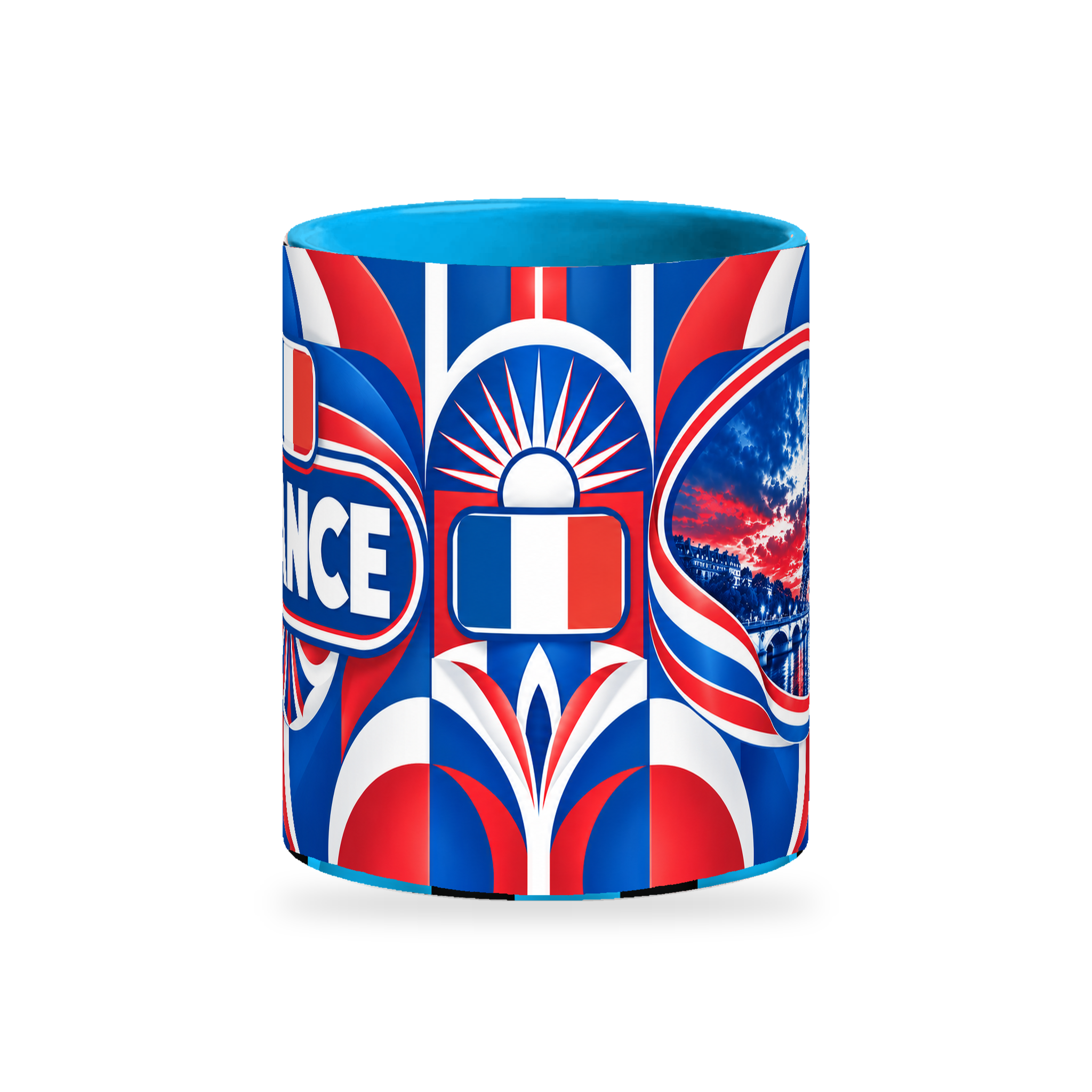 France Mug – 320ml — center view on a transparent background