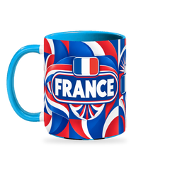 France Mug – 320ml — left view on a transparent background