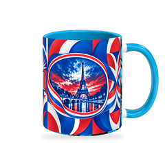 France Mug – 320ml — right view on a transparent background