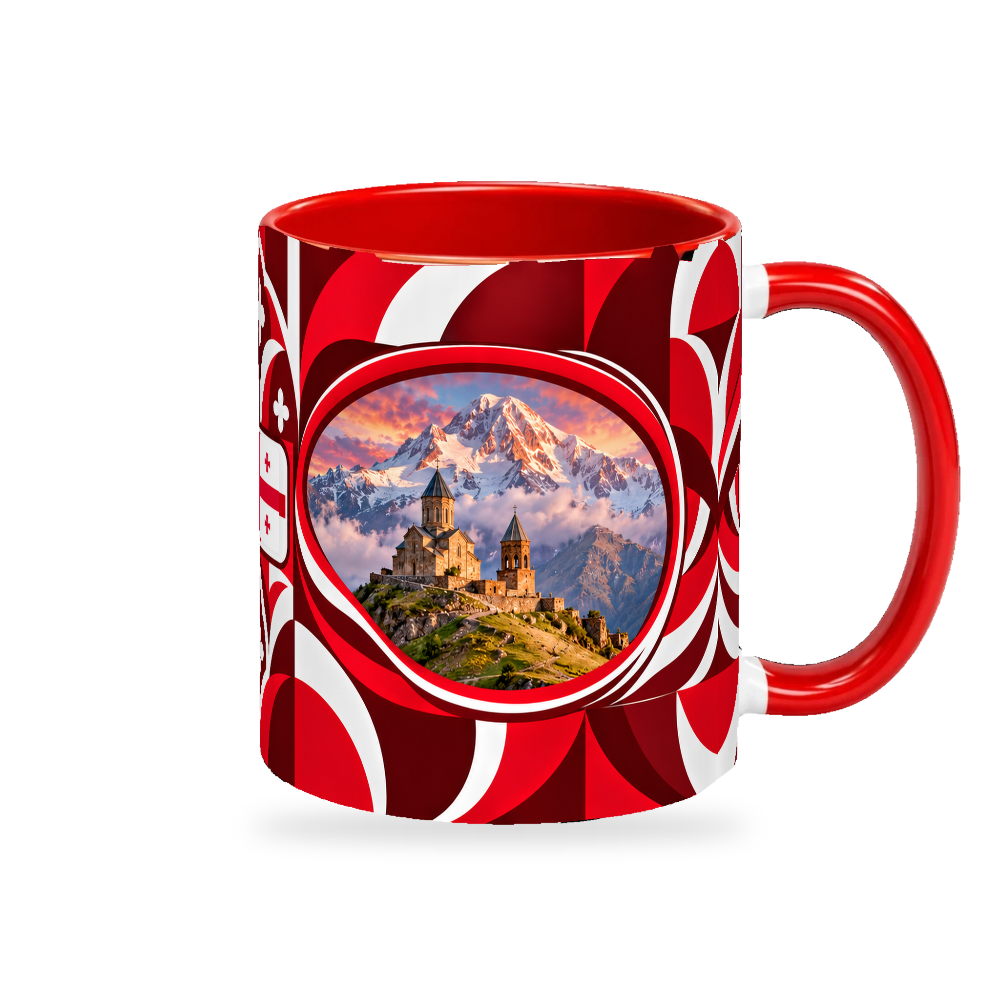 Georgia Mug – 320ml — right-handle view on a white background with a soft shadow