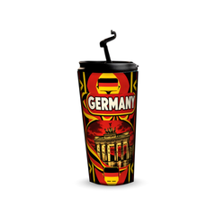 Germany 480ml tumbler with reusable straw
