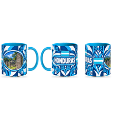 Honduras Mug – 320ml — three matching angles together on white with a soft shadow