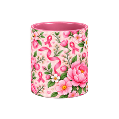 Hope Garden Pinktober Mug – Pink, 320ml, centre wrap view
