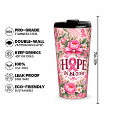 Hope Garden Pinktober Tumbler – 480ml, 480ml capacity and product features