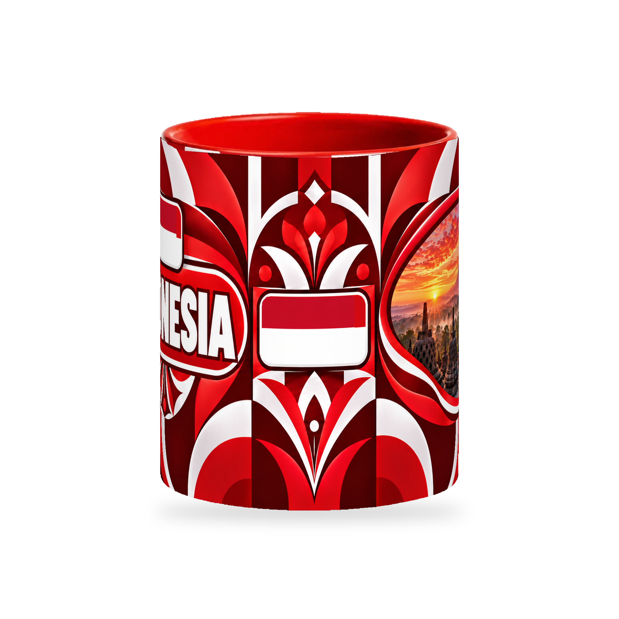 Indonesia Mug – 320ml — centre view on a white background with a soft shadow