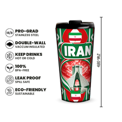 Iran 480ml insulated tumbler features and size