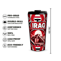 Iraq 480ml insulated tumbler features and size