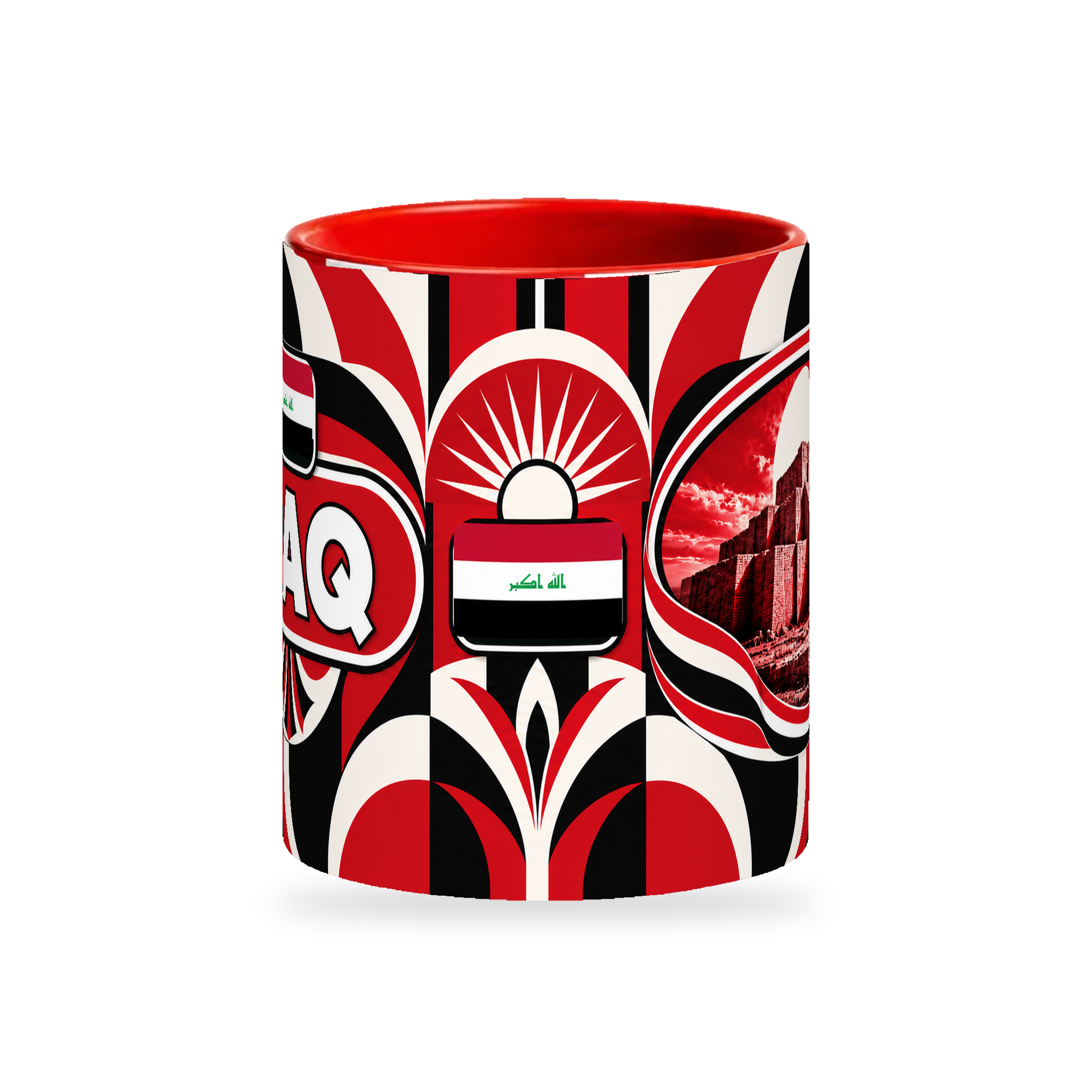 Iraq Mug – 320ml — centre view on a white background with a soft shadow