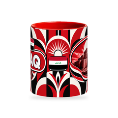 Iraq Mug – 320ml — centre view on a white background with a soft shadow