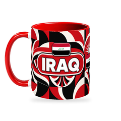 Iraq Mug – 320ml — left-handle view on a white background with a soft shadow