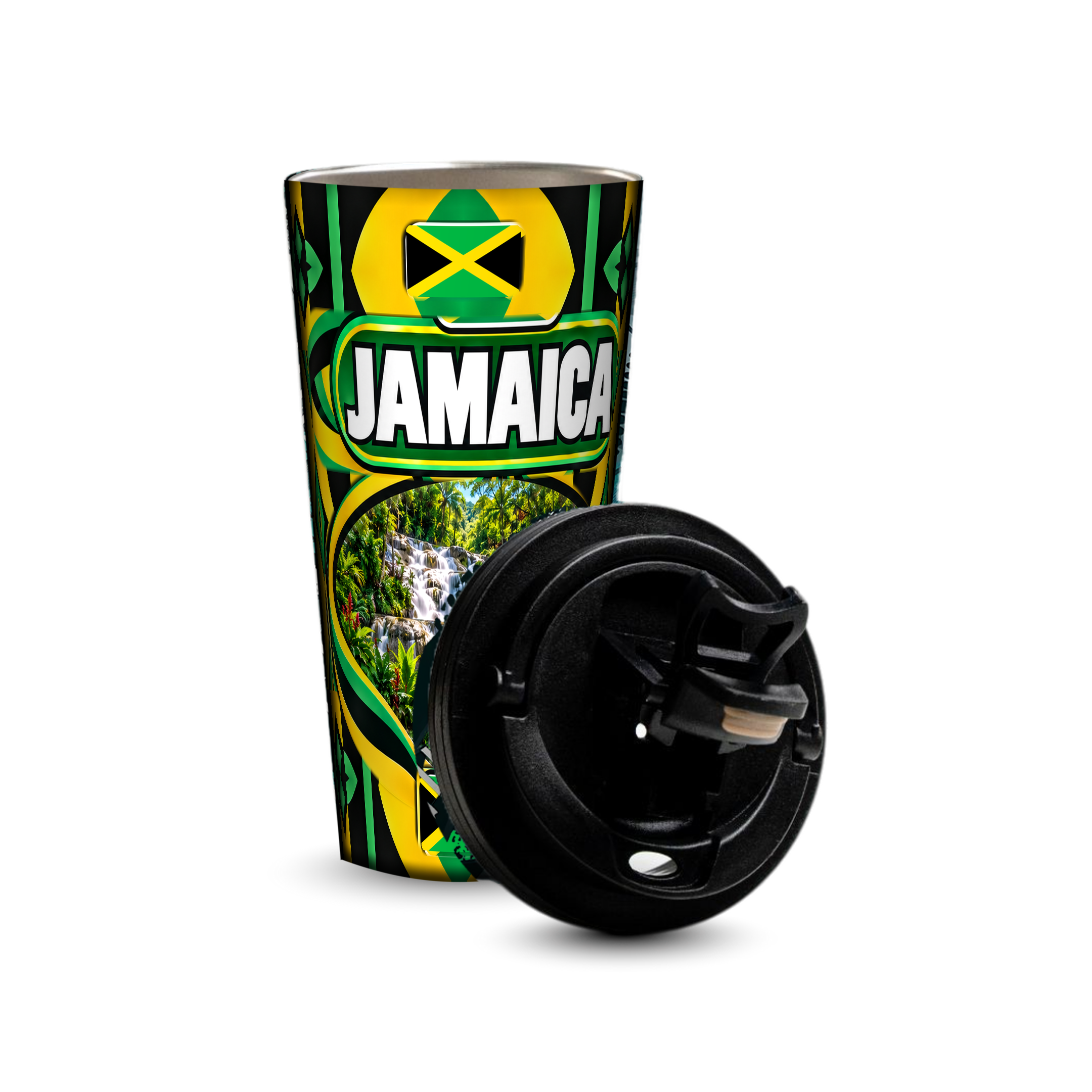 Jamaica 480ml tumbler with removable leak-proof lid