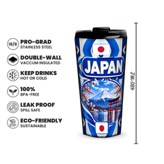 Japan 480ml insulated tumbler features and size