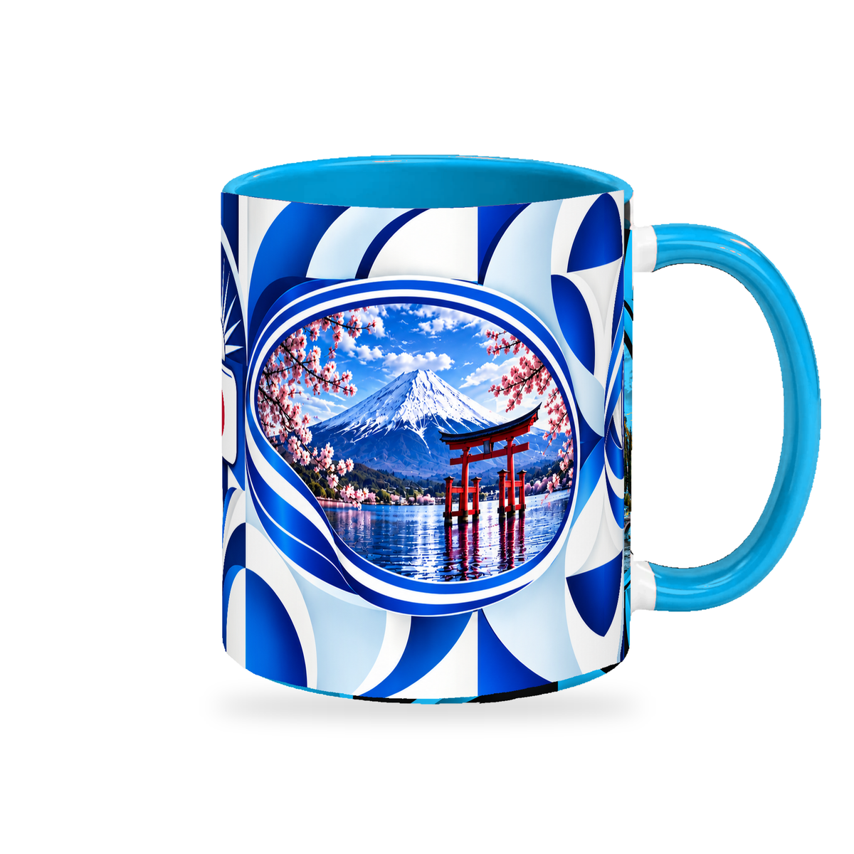 Japan Mug – 320ml — right-handle view on white with a soft shadow