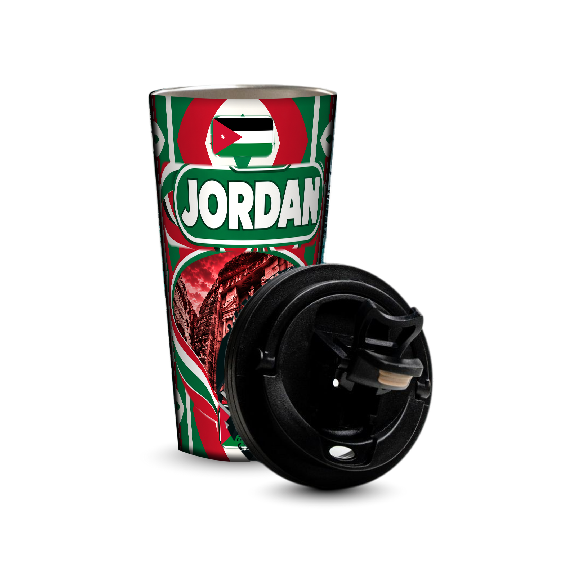 Jordan 480ml tumbler with removable leak-proof lid
