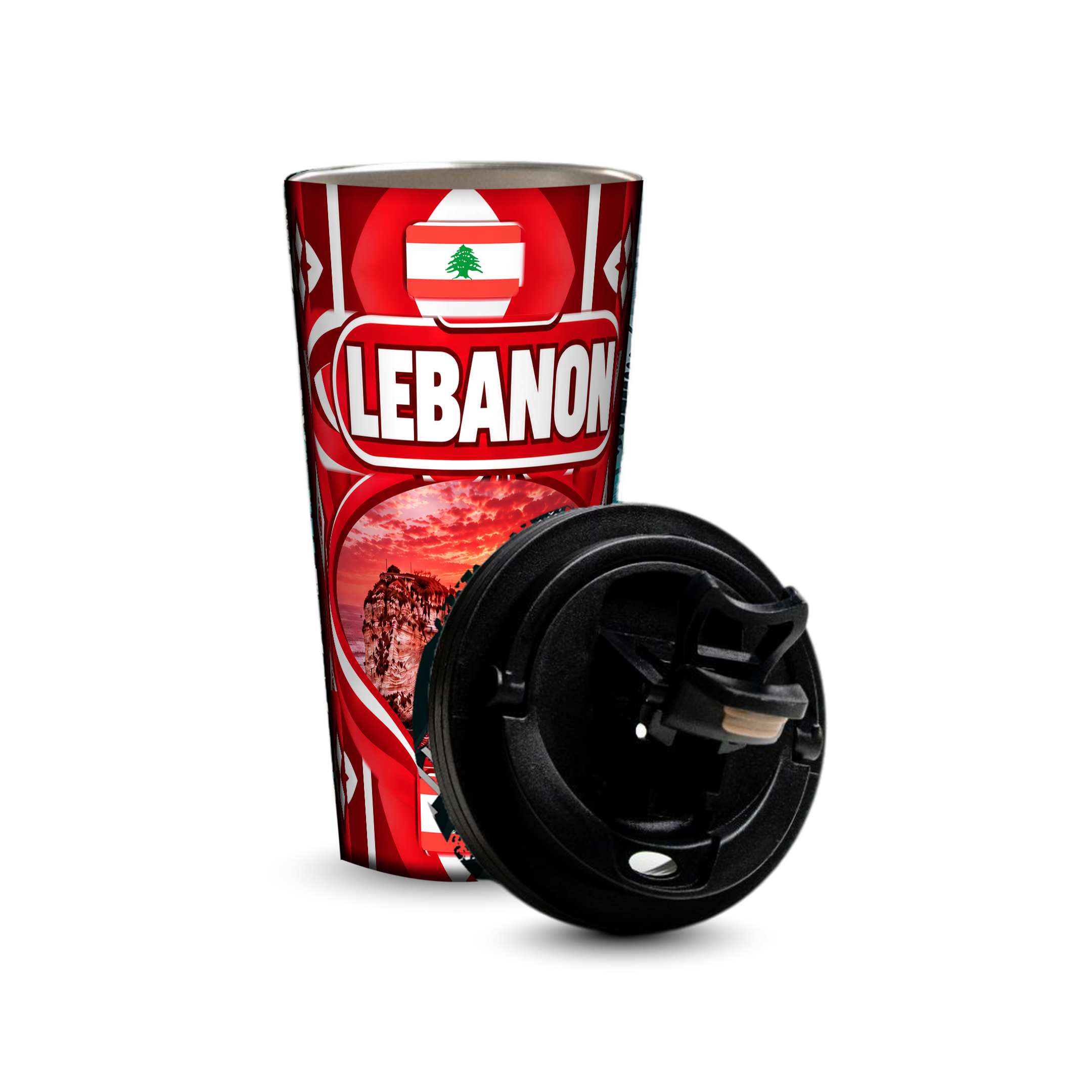 Lebanon 480ml tumbler with removable leak-proof lid