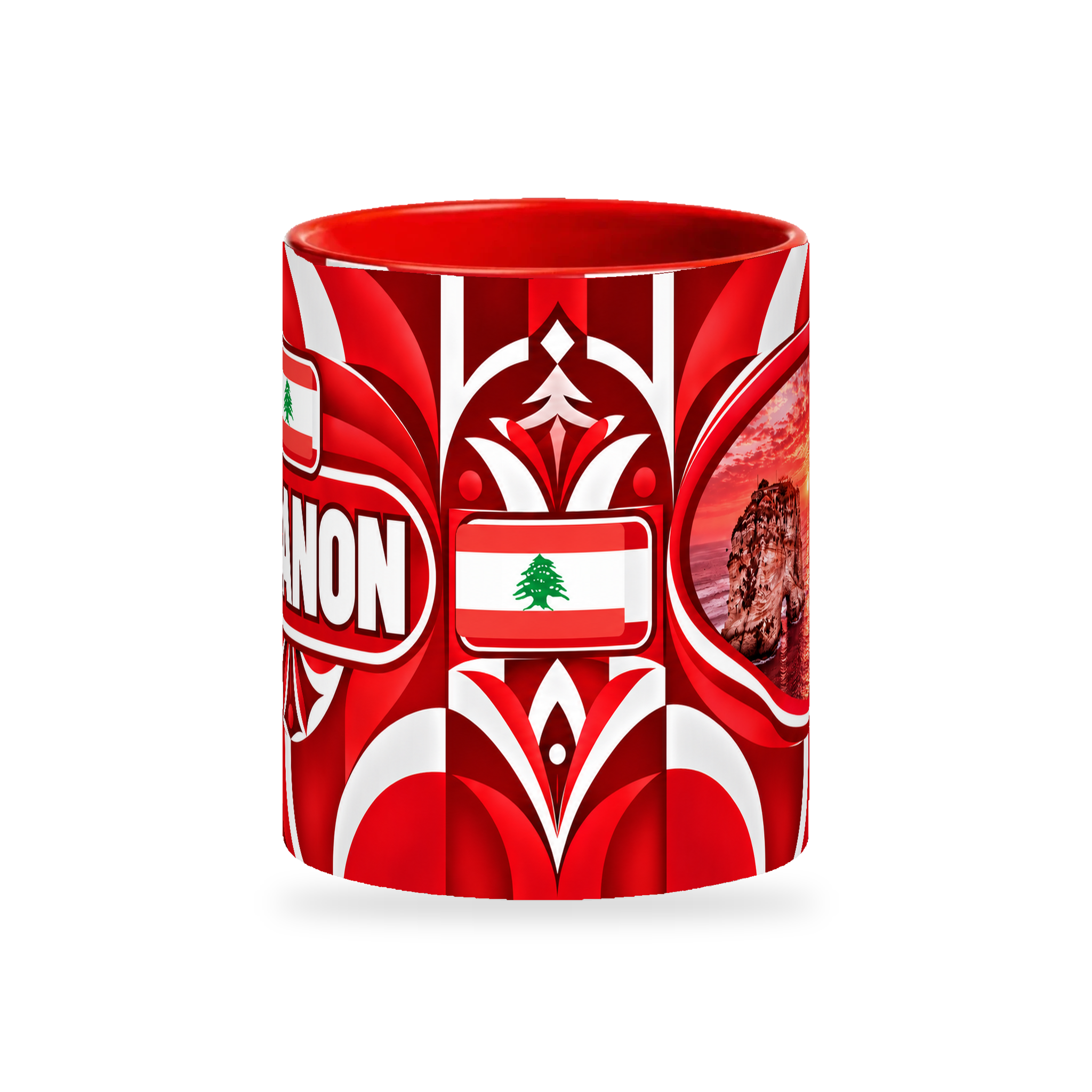 Lebanon Mug – 320ml — centre view on a white background with a soft shadow