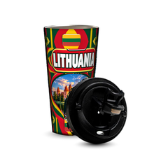Lithuania 480ml tumbler with removable leak-proof lid