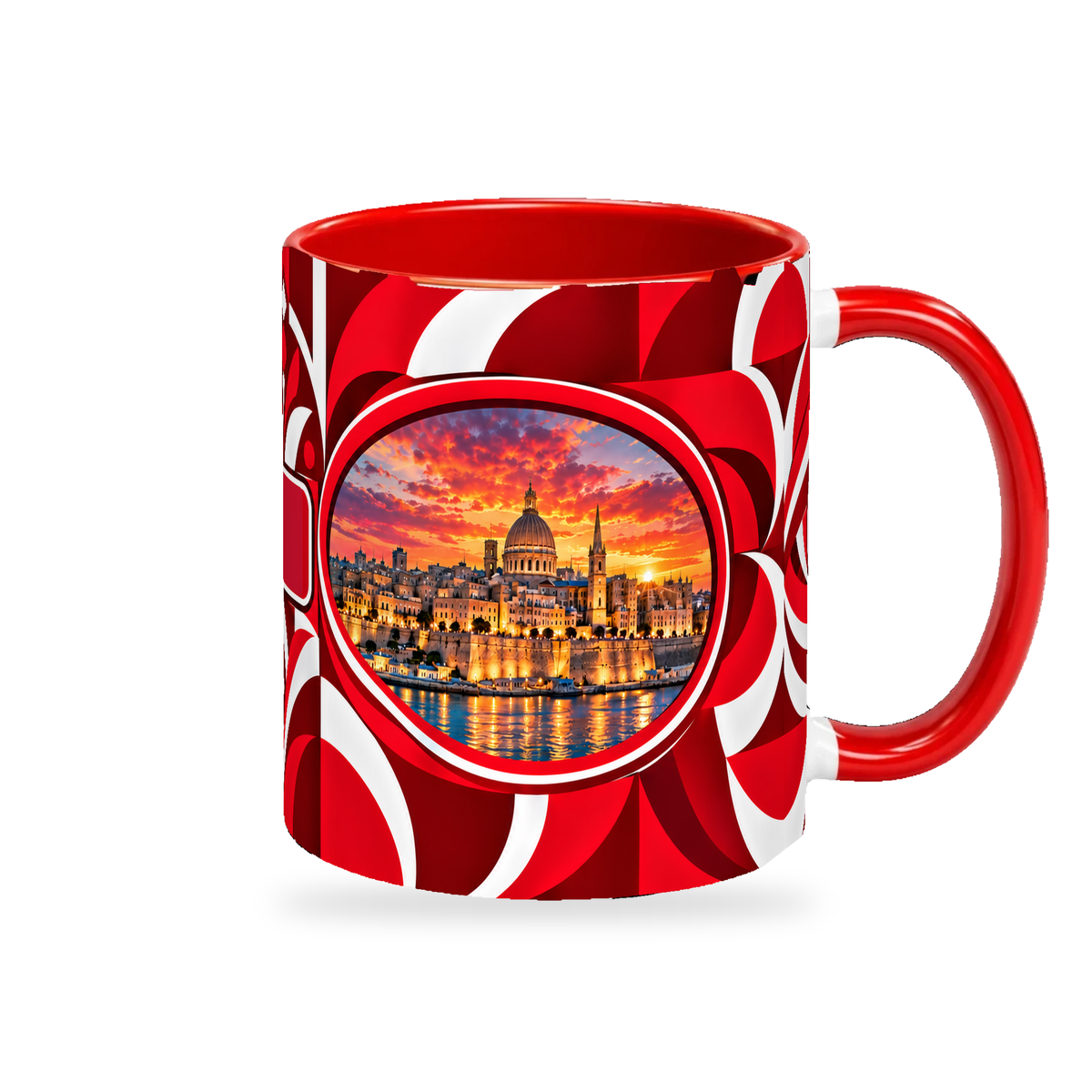 Malta Mug – 320ml — right-handle view on a white background with a soft shadow