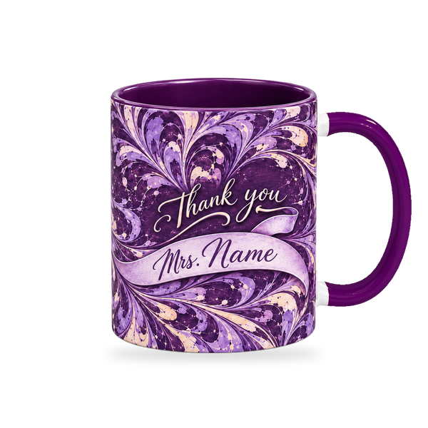 Meaningful Chapter Mug – 320ml, right view on a transparent background