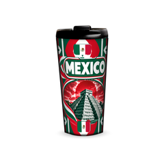 Mexico 480ml tumbler front view with country design