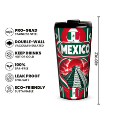 Mexico 480ml insulated tumbler features and size