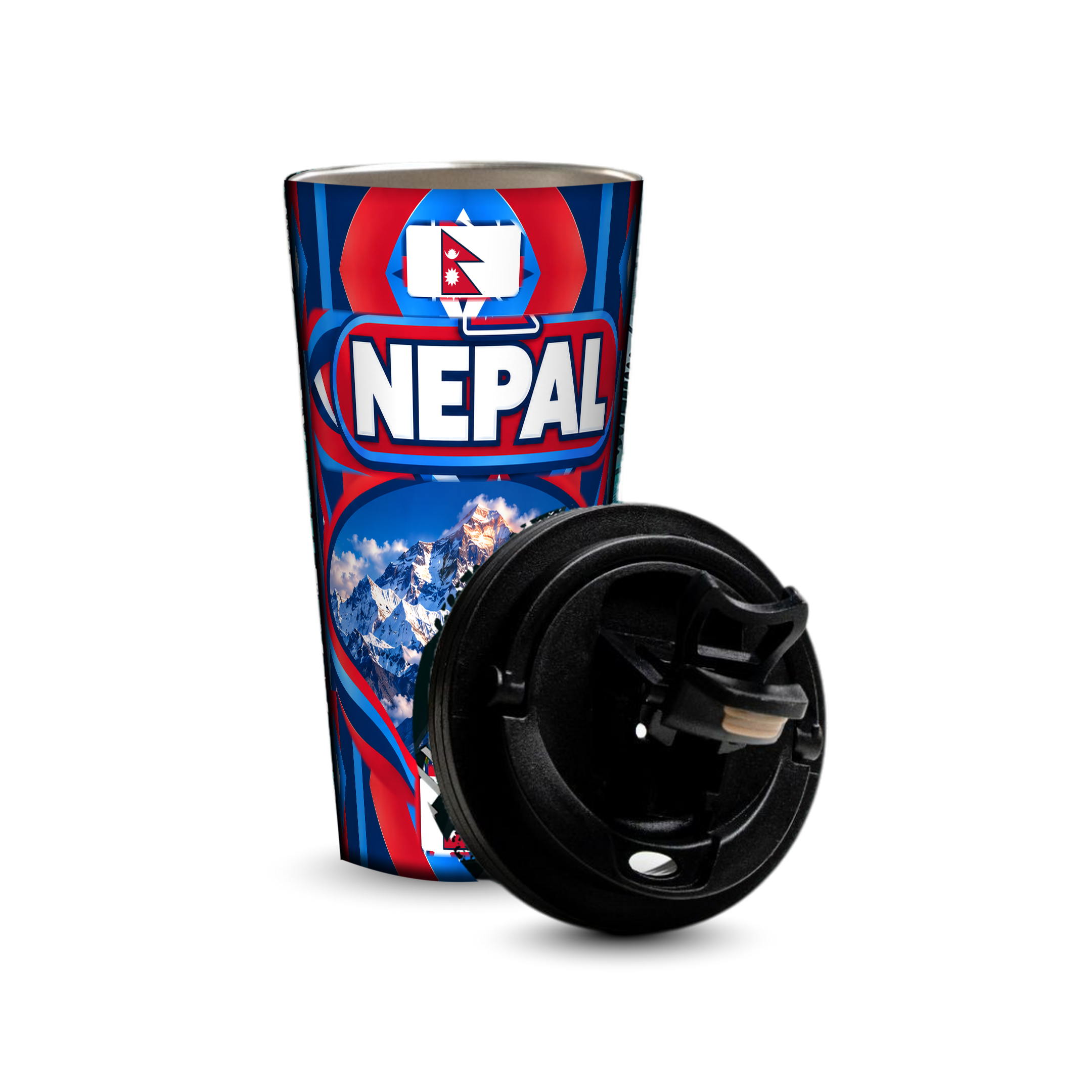 Nepal 480ml tumbler with removable leak-proof lid