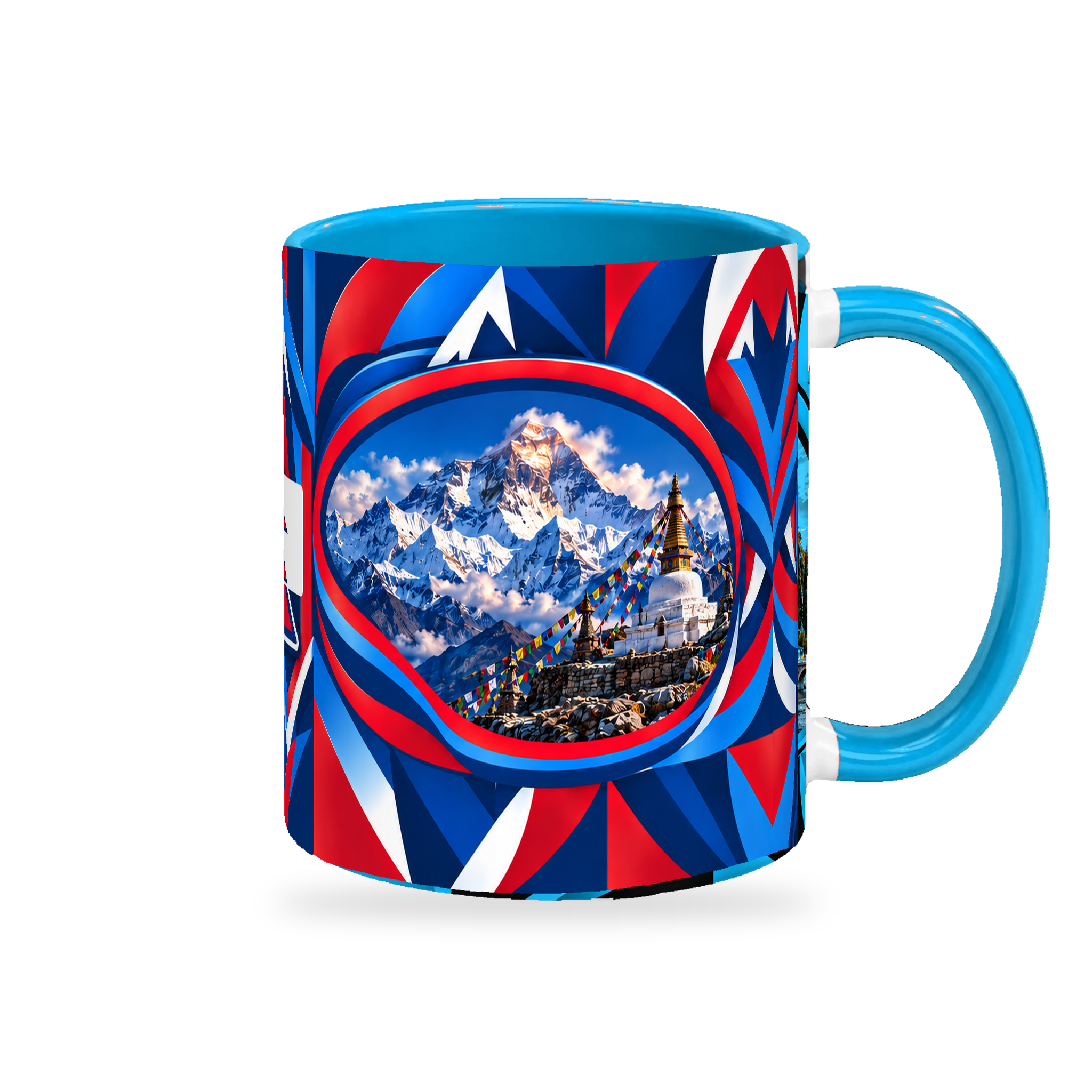 Nepal Mug – 320ml — right-handle view on a white background with a soft shadow