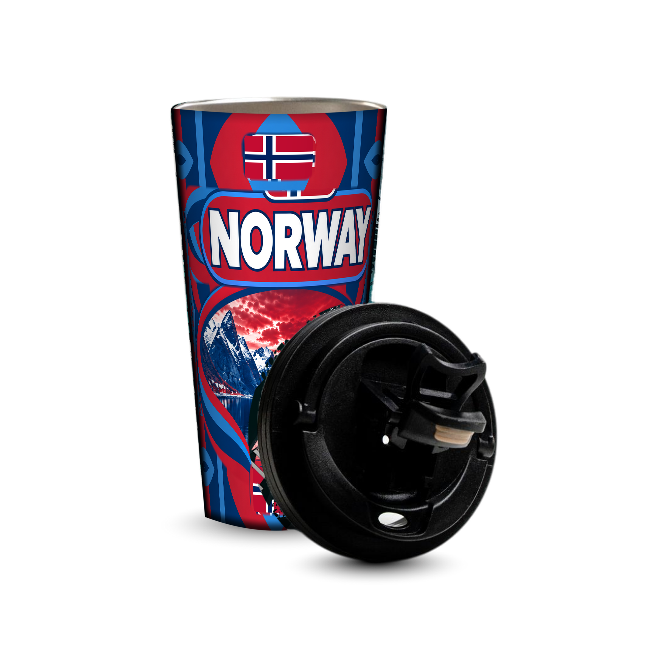 Norway 480ml tumbler with removable leak-proof lid