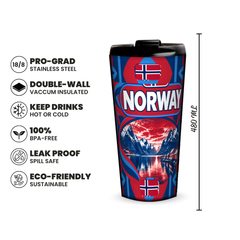 Norway 480ml insulated tumbler features and size