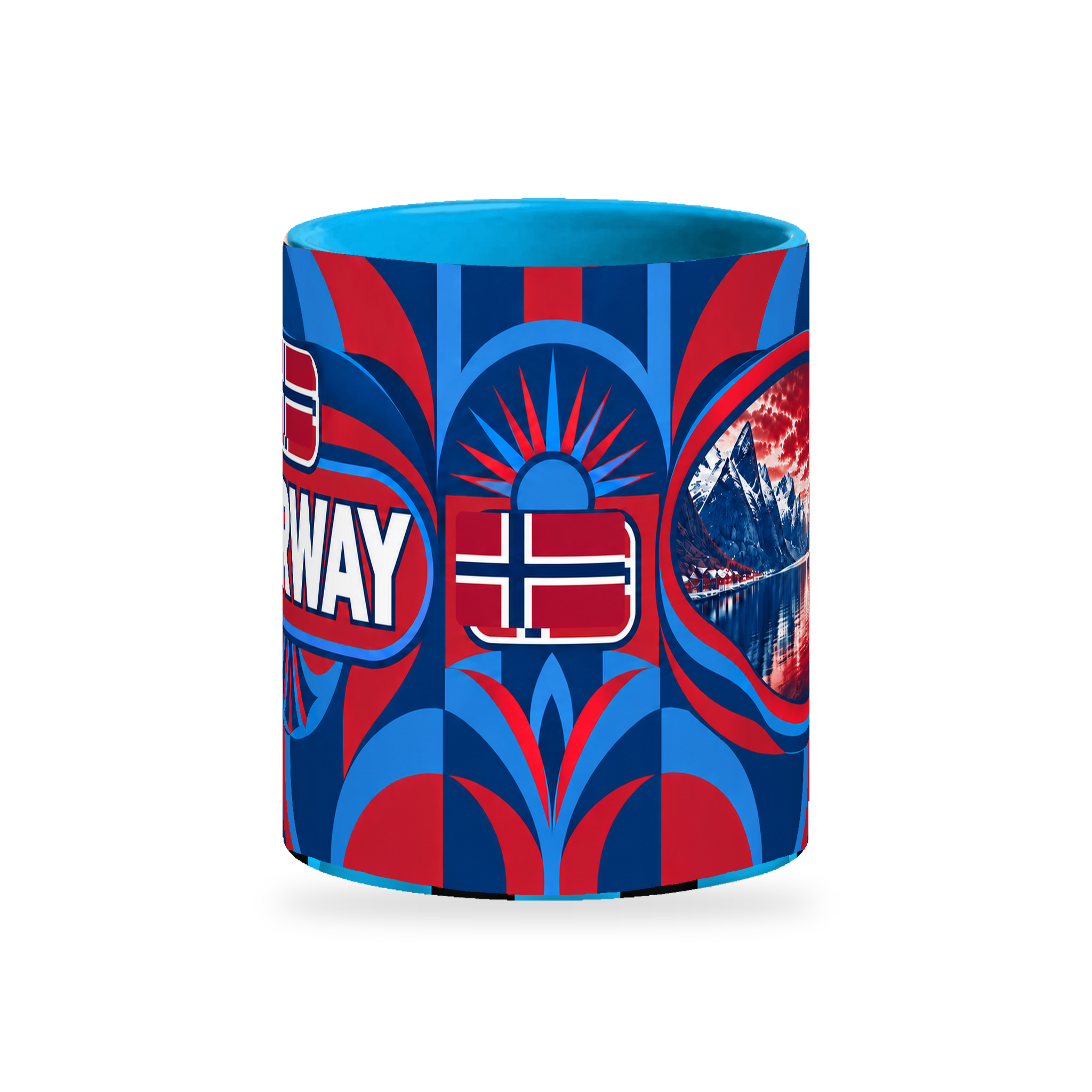 Norway Mug – 320ml — centre view on white with a soft shadow