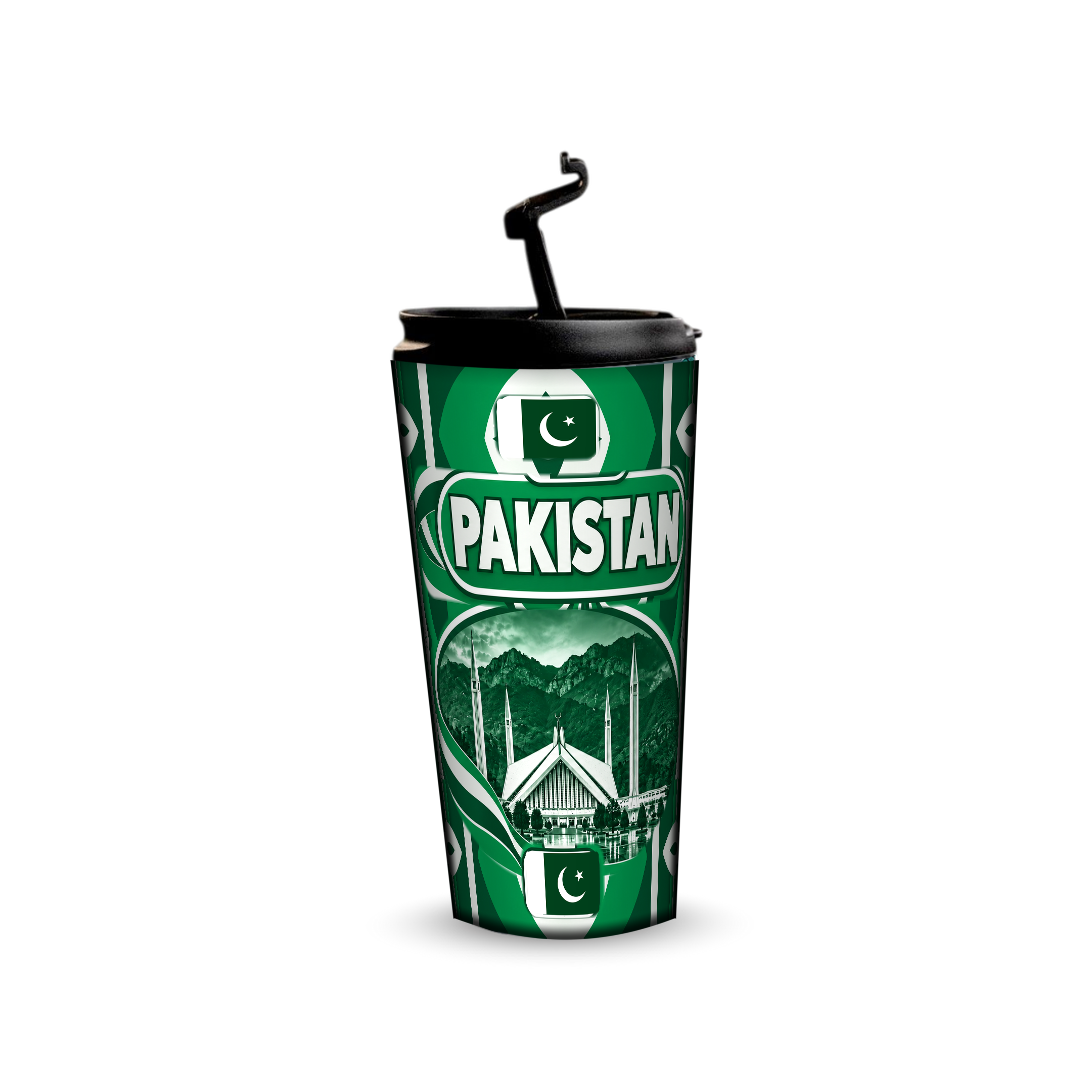 Pakistan 480ml tumbler with reusable straw