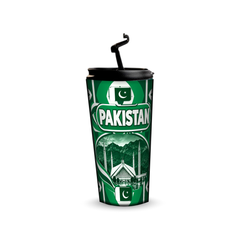 Pakistan 480ml tumbler with reusable straw